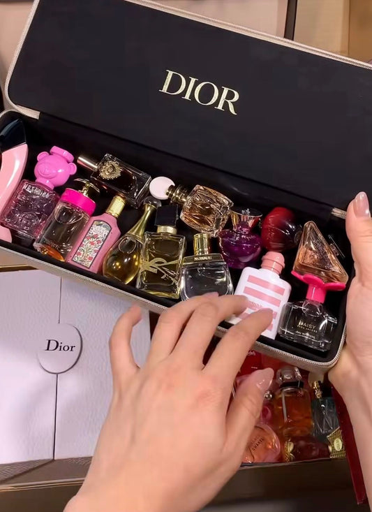 MINI PERFUMES ORIGINALES – CAJA DE LUJO. KITS DE 5, 10, 15 Y 20 UNIDADES.