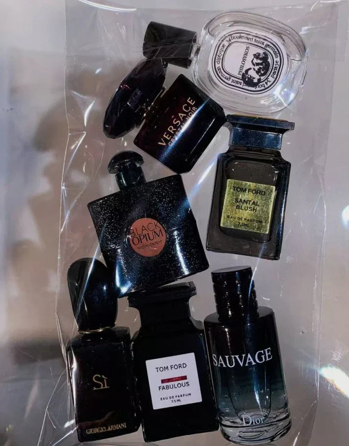MINI PERFUMES ORIGINALES – CAJA DE LUJO. KITS DE 5, 10, 15 Y 20 UNIDADES.